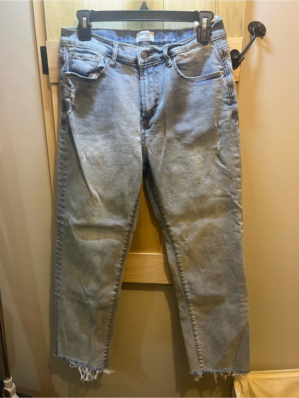 Kensie Light Blue Slim Straight Jeans